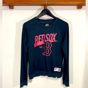47 Brand Boston Red Sox Long Sleeve Shirt Womens Medium